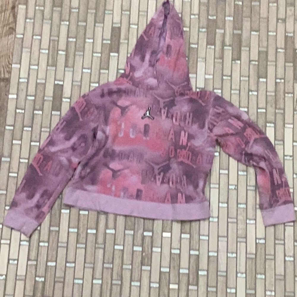 Jordan Camouflage Pink and Purple Hoodie